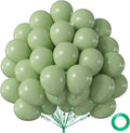 50pcs Sage Green Balloons 12 Inch, Matte Olive Eucalyptus Green Latex Balloon by Q%26High+Life