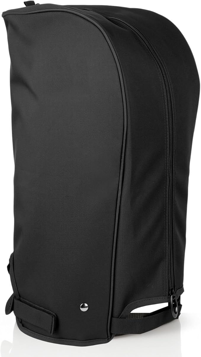 Golf Bag Rain Cover Hood Waterproof 1680D Nylon Dustproof Universal Fit with Adjustable Rain Cape for Stand/Cart Bags, All Black or US Flag Style