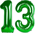 Numbers 12 Balloon 40Inch Dark Green Balloon by Argthjy