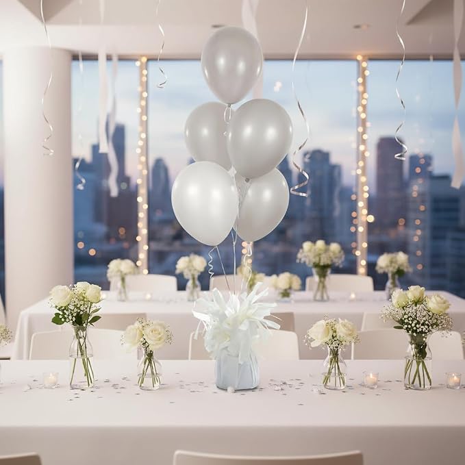 Balloon Weights White 6Pcs | Perfect - Image 5