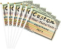 Custom Mini Flag on Stick Make Your Own Flags Personalized Photo Text Logo by TUSANEII