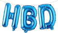 16 Inch HBD Balloons for Boho Birthday Party Decorations by RUIANSI