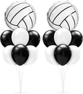 Sumind 2 Set Volleyball Table Centerpiece Balloon Stand Kit Foil Balloons by Sumind