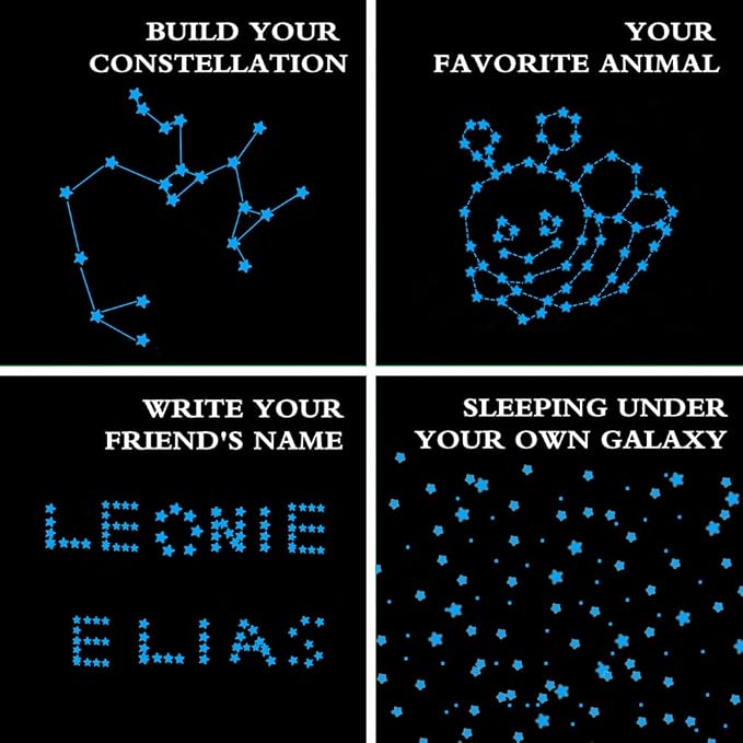 Glow in The Dark Stars Wall Stickers, Glowing Stars - Image 4