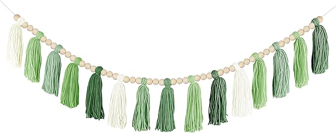 Boho Yarn Tassel Garland by APESO
