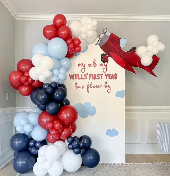 HILAVO Red Blue White Balloons - Image 5