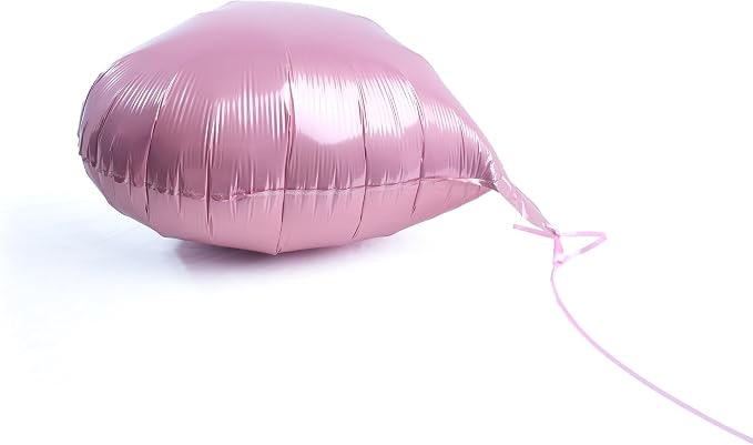 30 Pcs 18 Inch Pink Heart Foil Mylar Helium Balloons - Image 7