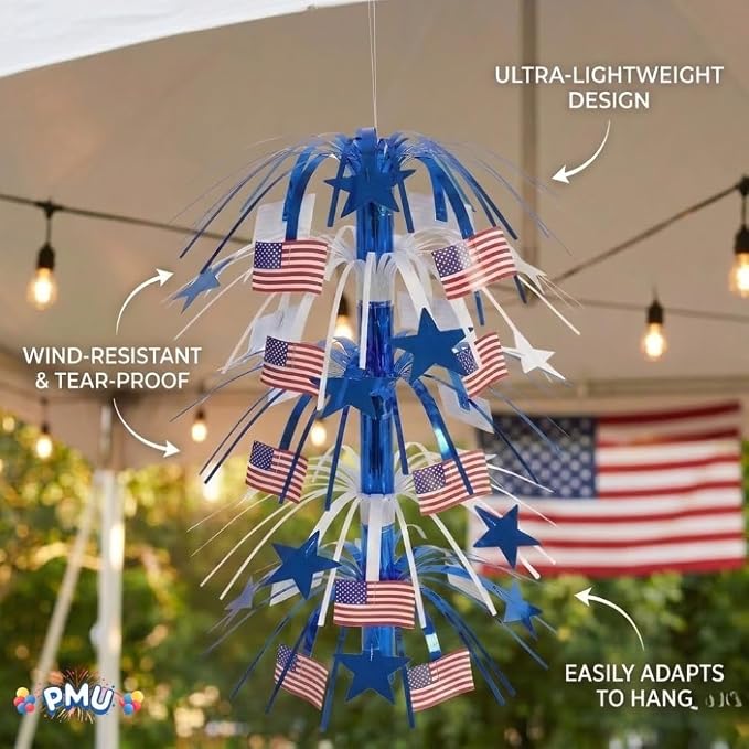 PMU 6 Pcs 21 Inch Patriotic Centerpieces - Image 7