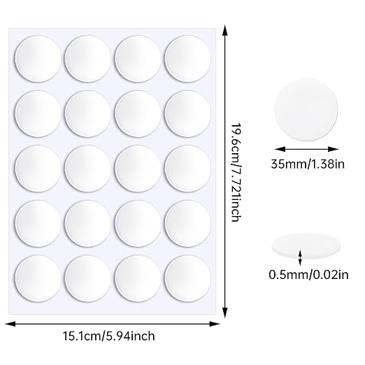 JANYUN 280 Pcs Sticky Dots, Round Putty Clear Sticky Tack Tape - Image 2