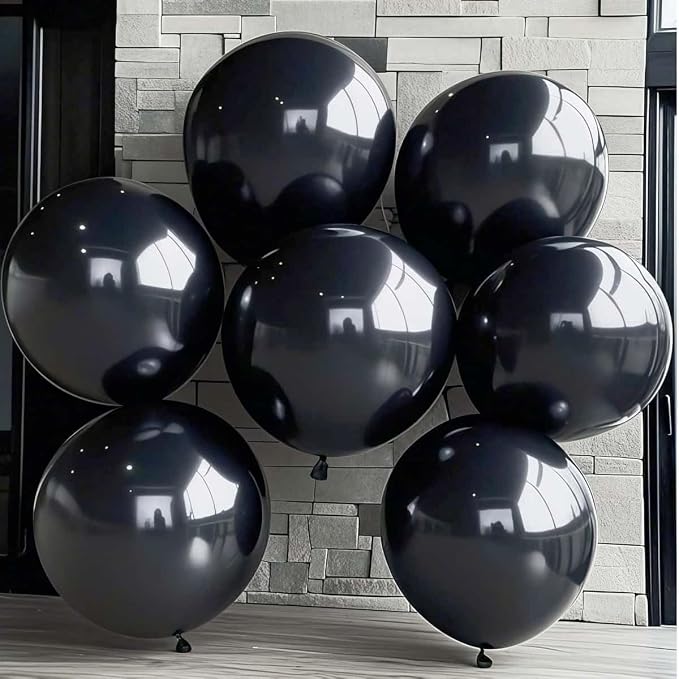 30 Pack Black Balloons 36 Inch Black Latex Party Large Balloon Bulk - Image 7