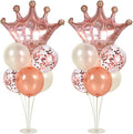 Rose Gold Balloon Stand Kit For Table 2 Set by VNSUCVPARTYSUPPLIER