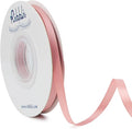 Ribbli Double Faced Dusty Pink/Rose Gold Satin Ribbon, 1/4” x Continuous 25 by Ribbli