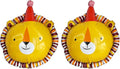 Animal Head Foil Balloon Kit, Lion Bear Monkey Cat foil balloon, Birthday Party by GELOUBO