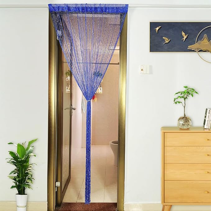 Home Decor Sequin Curtain for Doorway, Door String Curtains, 39x79 inch Hanging - Image 3
