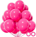 110pcs Hot Pink Balloon 12 inch, Hot Pink Latex Balloons by KUULBELAballoons