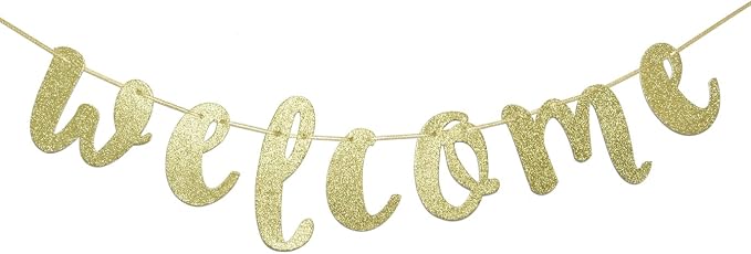 Welcome Banner, Welcome Sign for Party | First Day of School Classroom by Firefairy