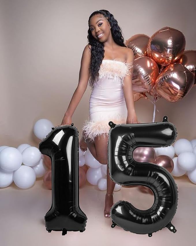 Number 1 Balloons 40 Inch for 1st 11 Birthday Celebration Party, Inflation - Image 4