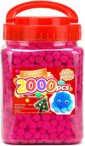 Iooleem Pink Pom Poms, Small Size, Pom Poms by IOOLEEM
