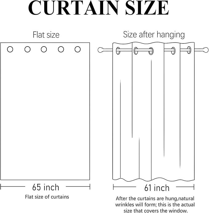 Designer Vintage Linen Printed Curtains, 2 Panels, Floral Pattern Draps - Image 5