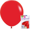 Sempertex Fashion Red Balloons, 18 Inch, vibrant color, ships uninflated by Sempertex