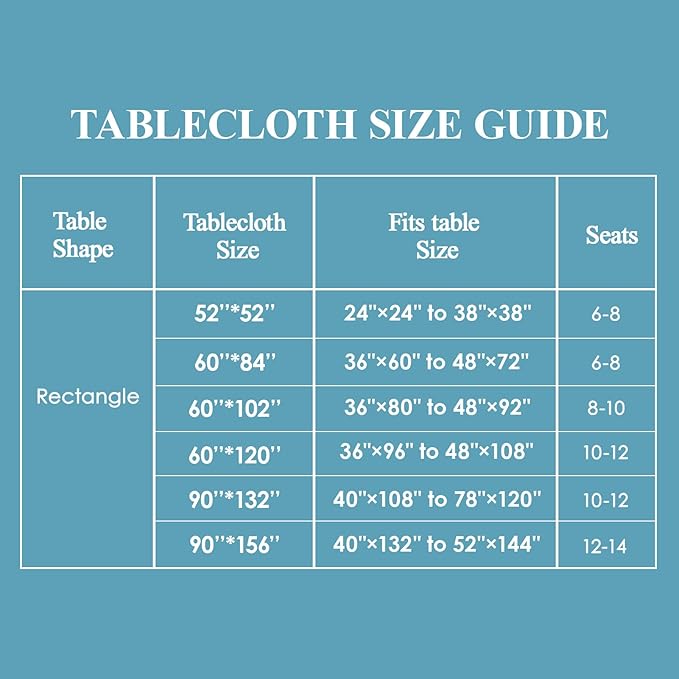 VidaFete Tablecloth 2 Pack 90*132inch Rectangle Table Cloth Polyester, Stain Wrinkle Resistant Polyester Dining Table Cover for Kitchen Dinning Party Wedding Rectangular Buffet Decoration(Royal Blue)