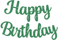 BEISHIDA Glitter Green Happy Birthday Banner Party Decoration NO DIY, 10Feet | by Beishida