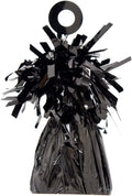 Black Small Foil Balloon Weight - 6 oz - Vibrant Black Hue Perfect by AmscanPartySupplies