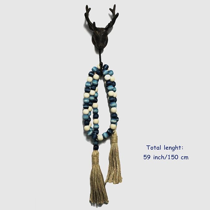 CVHOMEDECO. Wood Beads Garland - Image 6