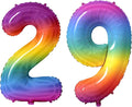 Number 29 Balloons for 29th Birthday Party Decorations, 0-100 Large No.29 by Joycard