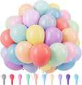 RUBFAC Pastel Balloons 120pcs 12 Inches Multicolor Macaron Balloons by RUBFAC