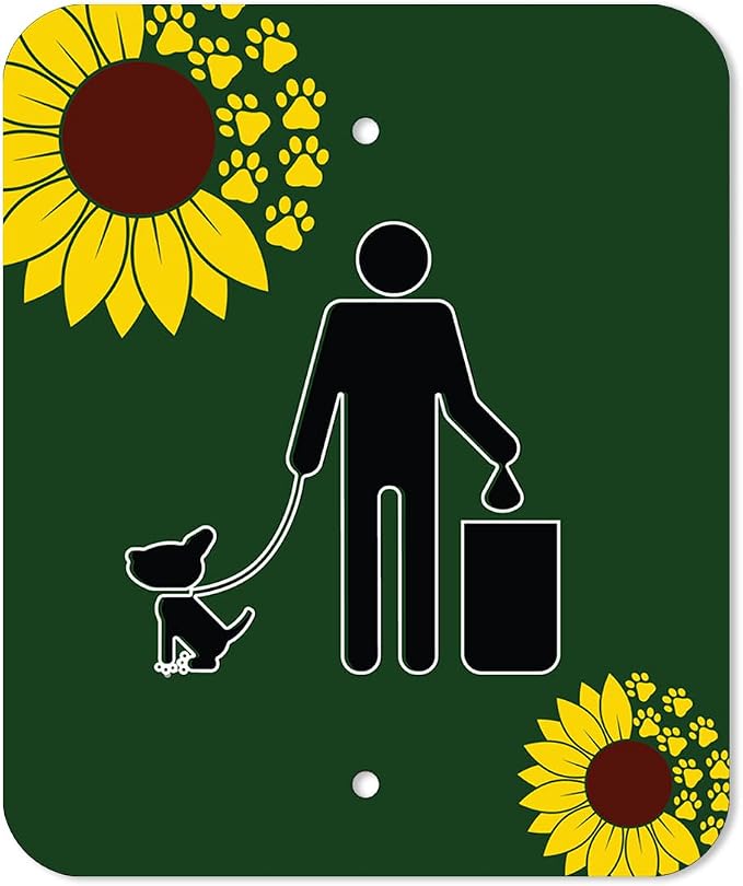 Zero Waste USA - DISPENSE-ART™ Roll Bag Dispenser & Sign - Sunflower | - Image 2