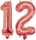 Number 12 Balloon Foil Mylar Balloons by YPSelected