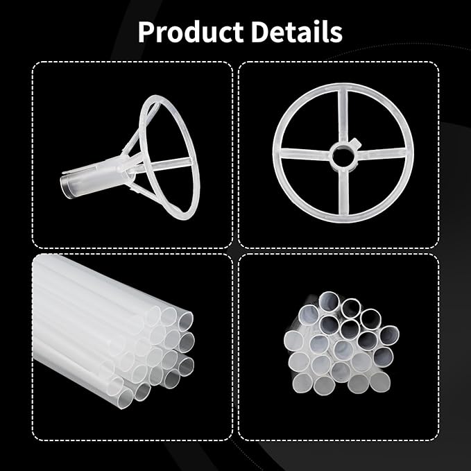 RUBFAC 20pcs Balloon Sticks - Image 3