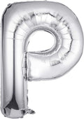 Single Aluminum Hanging Foil Film Silver Letter Balloons P 40 Inch | by FFNIU