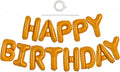 TONIFUL 16 Inch Orange Happy Birthday Balloons Banner Decorations | Reusable by TONIFUL