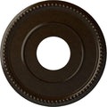 12 1/2"OD x 3 7/8"ID x 3/4"P Bradford Ceiling Medallion, Hand-Painted Bronze by EkenaMillwork