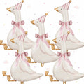 Pink Goose Foil Balloons, 30 Inch 5PCS Goose Birthday Party Decorations | Large by Paeyeq