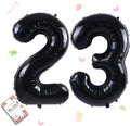 40 inch Number Balloon 0-9 Black Large Number 23 Balloons, Digital Balloons by Smlpuame