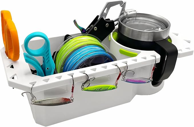 Gocozer Boat Cup Holder with Rubber Tab, Universal Boat Storage Organizer by GOCOZER