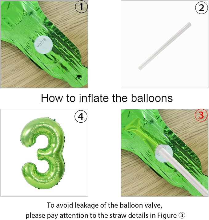 40 Inch Light Blue Number 1 Foil Balloon Set | - Image 6