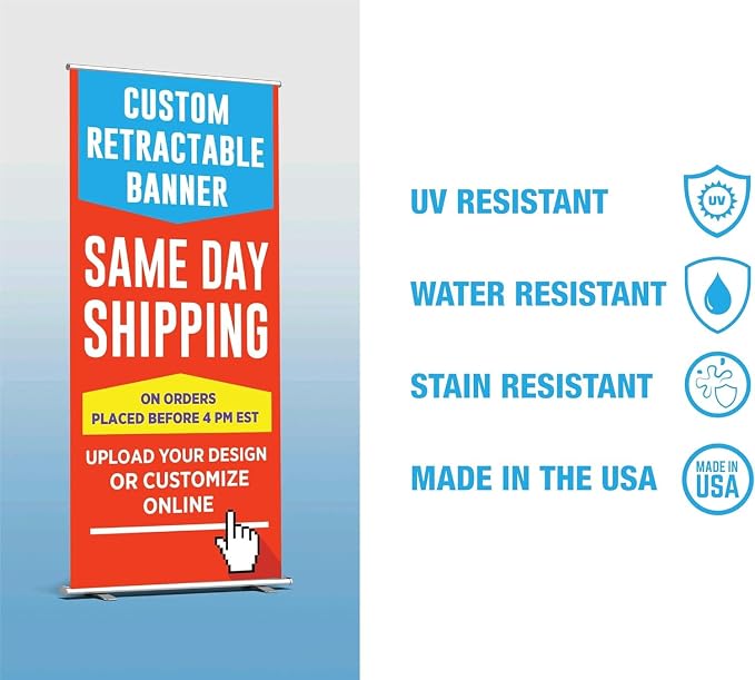 Custom Retractable Banner with Aluminum Frame - Image 2