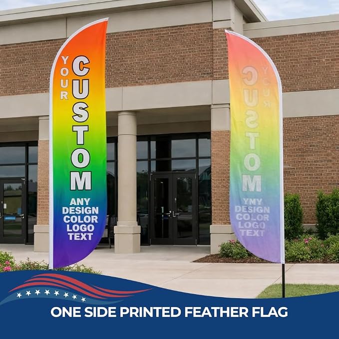 Custom Feather Flag by DreamController, Personalized Swooper Flag - Image 2
