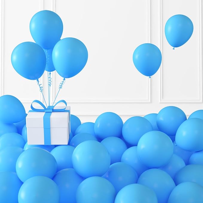 Light Blue Balloons, Birthday Decoration, Wedding Party, Baby Shower Decorations by KALOR