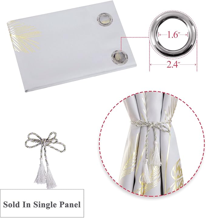 Greyish White Extra Wide Curtain - Image 7
