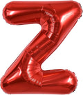 TONIFUL 40 Inch Large Bright Red Letter Balloons A-Z, Giant Jumbo Helium Foil by TONIFUL