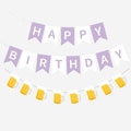 Beer Birthday Banner for Beer Party and Birthday Wedding Party Supplies by OSAMUHA
