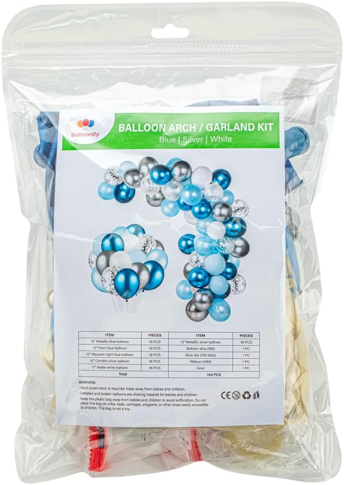 Restaurantware-Balloonify Balloon Garland Set, 1 Party Decoration Kit - Image 2