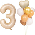 40 In Caramel Number Balloons Helium Foil Mylar latex Balloon Digital 3 | by Exquisitehighqualitypartydecorationstomeetyoureveryneed%EF%BC%81