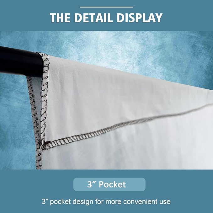 Abstract Photography Backdrop for Photoshoot 6x8ft, Light Blue, No Stand | - Image 5