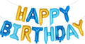 Happy Birthday Balloons Banner, Foil Balloon Personalized Name Letters Balloons by TOTAFAM